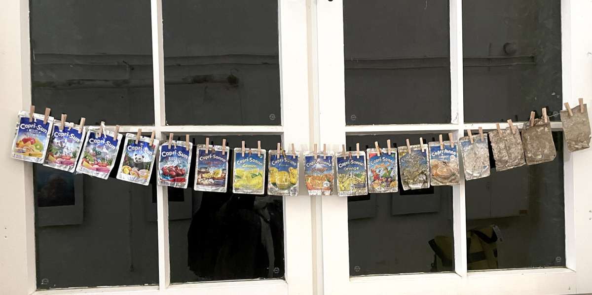 Caprisonne-Tüten im Zeitablauf