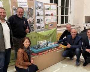 Vorstand IG Ideen für Biebrich mit Förderern