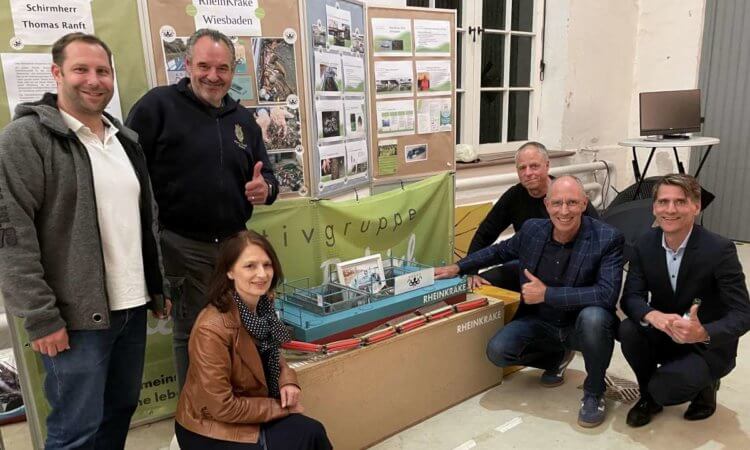 Vorstand IG Ideen für Biebrich mit Förderern